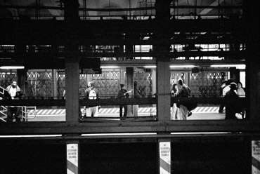 waiting for the subway